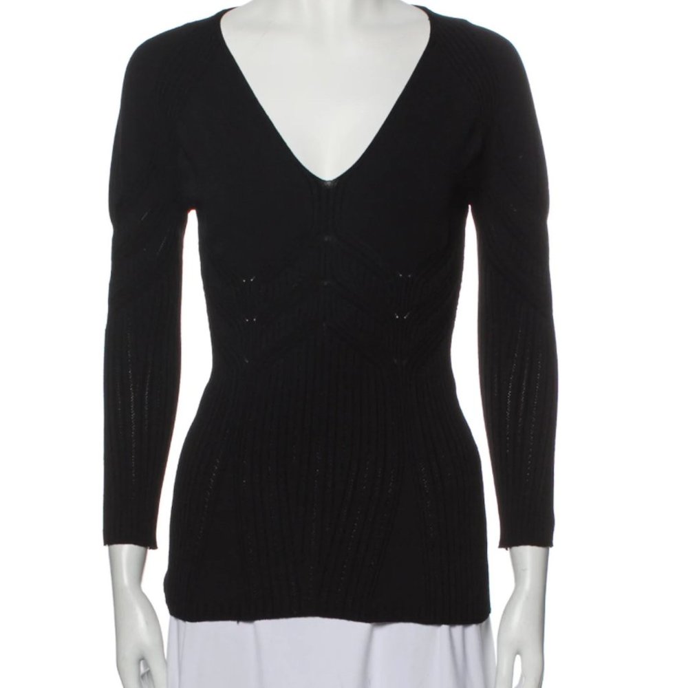Vintage Alexander McQueen V-neck Sweater
